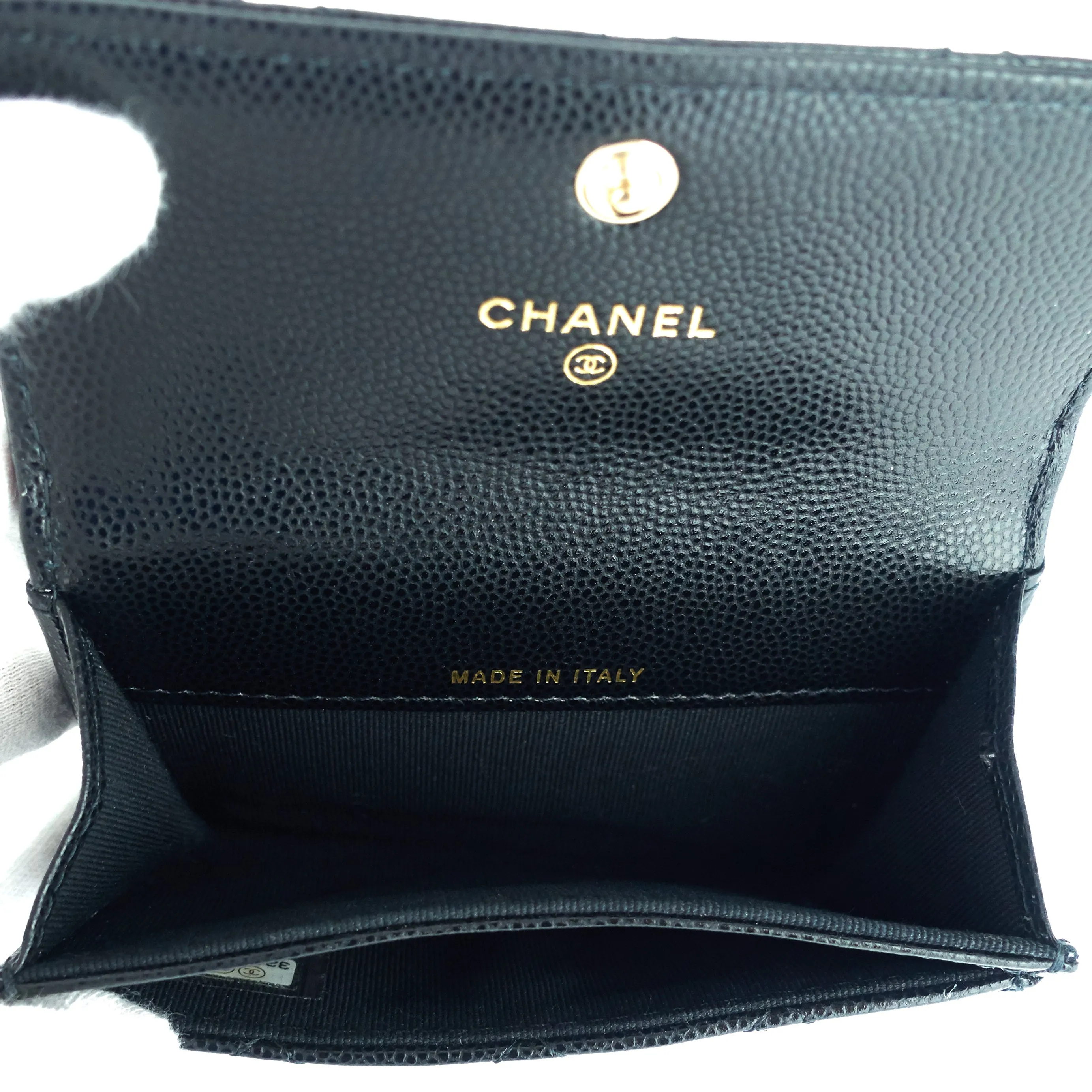 23P XL Caviar Leather Card Holder