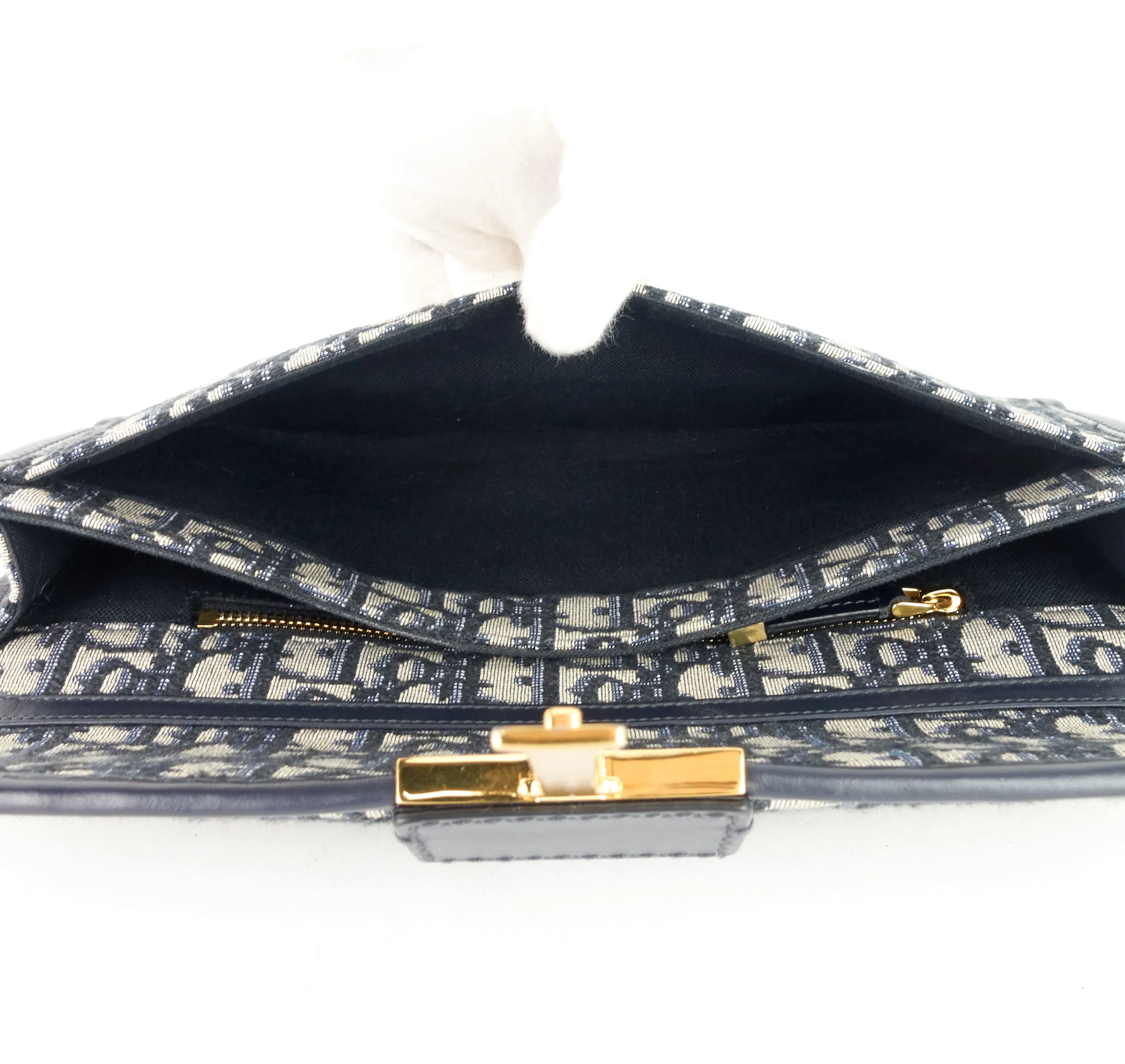 30 Montaigne Oblique Jacquard Canvas Pouch