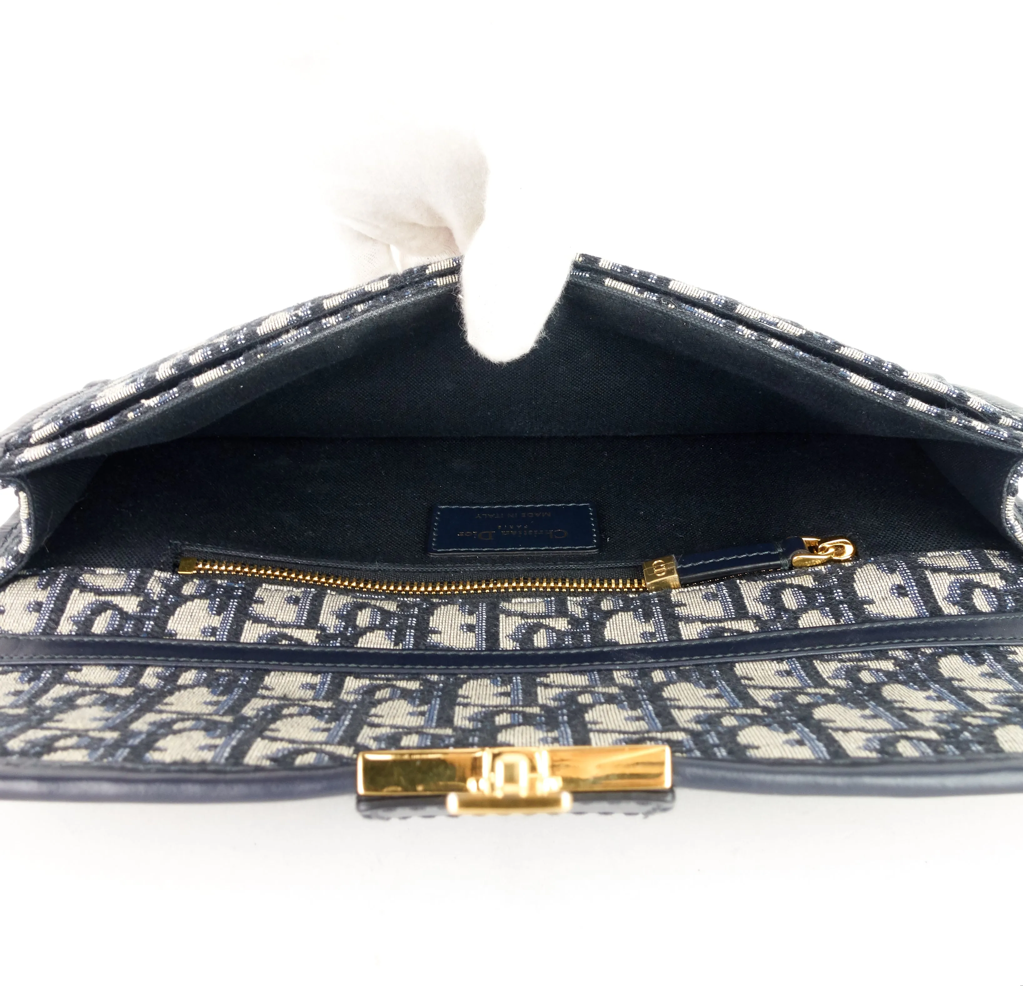 30 Montaigne Oblique Jacquard Canvas Pouch