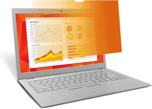 3M Gold Privacy Filter For Full Screen 15.6in Widescreen Laptop With Comply Attachment System GF156W9E