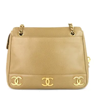 6 CC Small Caviar Leather Shopping Bag