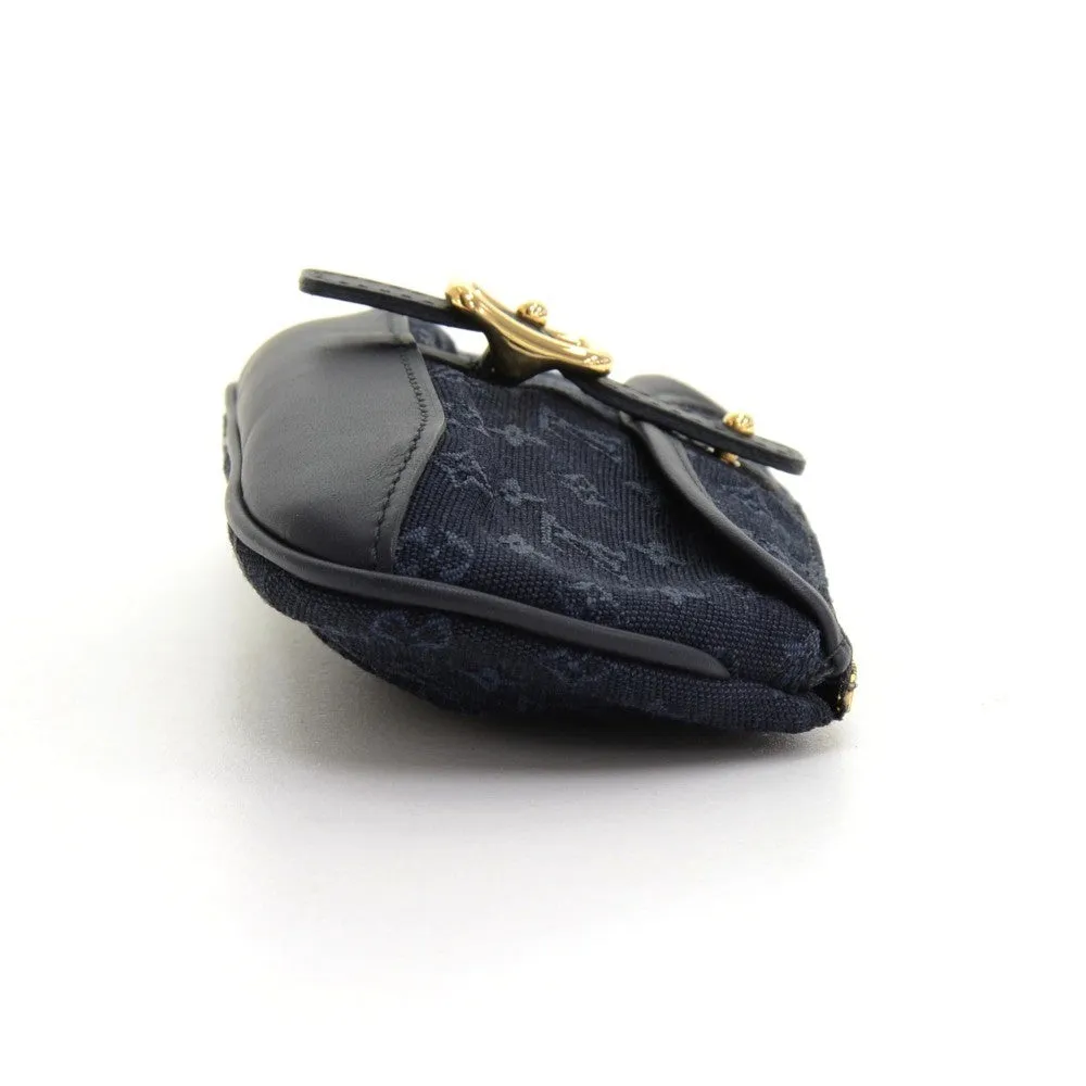 Anne Sophie Mini Lin Canvas Clutch Bag