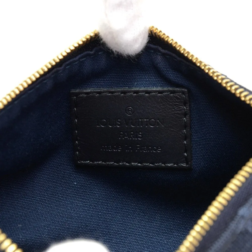 Anne Sophie Mini Lin Canvas Clutch Bag