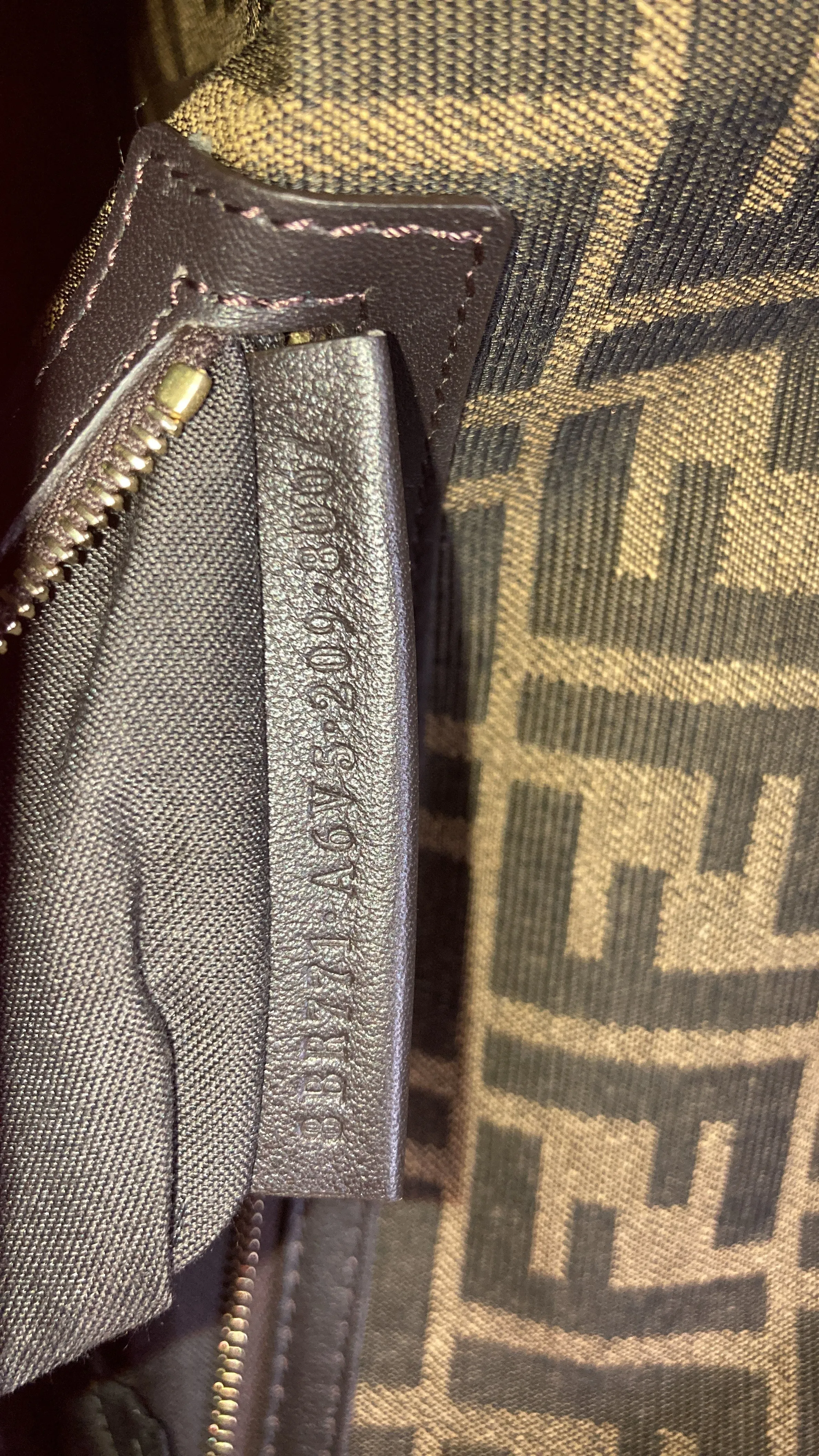 Baguette NM Bag Zucca Canvas Large