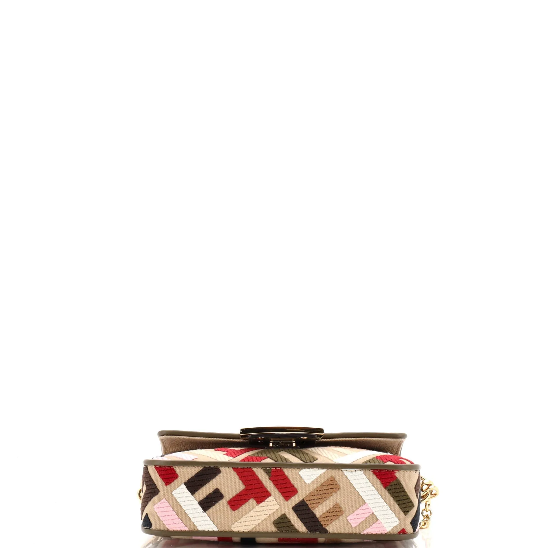 Baguette NM Bag Zucca Embroidered Canvas Mini