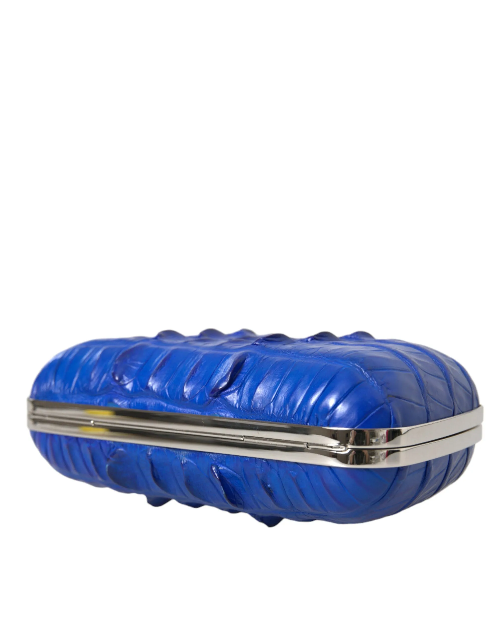 Balenciaga Electric  Crocodile Skin Women's Clutch