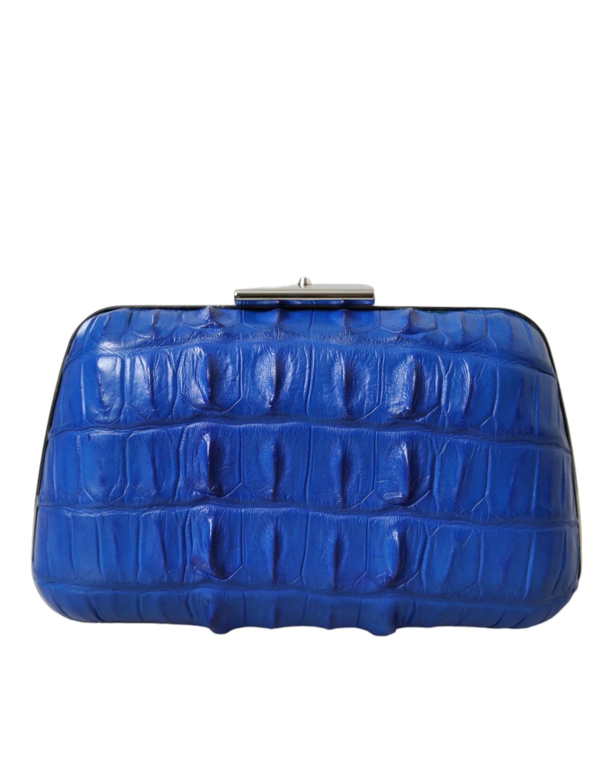 Balenciaga Electric  Crocodile Skin Women's Clutch