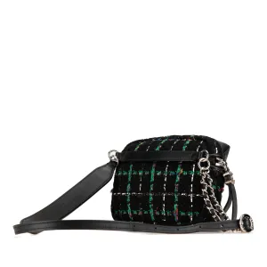 Black Chanel Tweed Street Allure Belt Bag