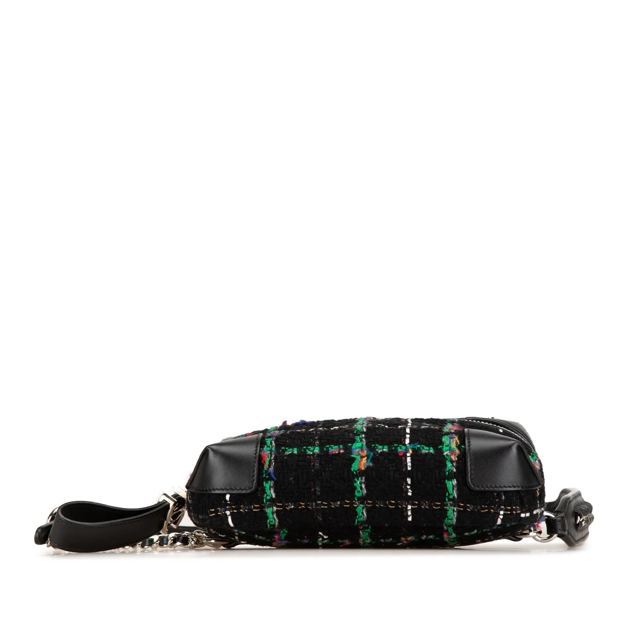 Black Chanel Tweed Street Allure Belt Bag