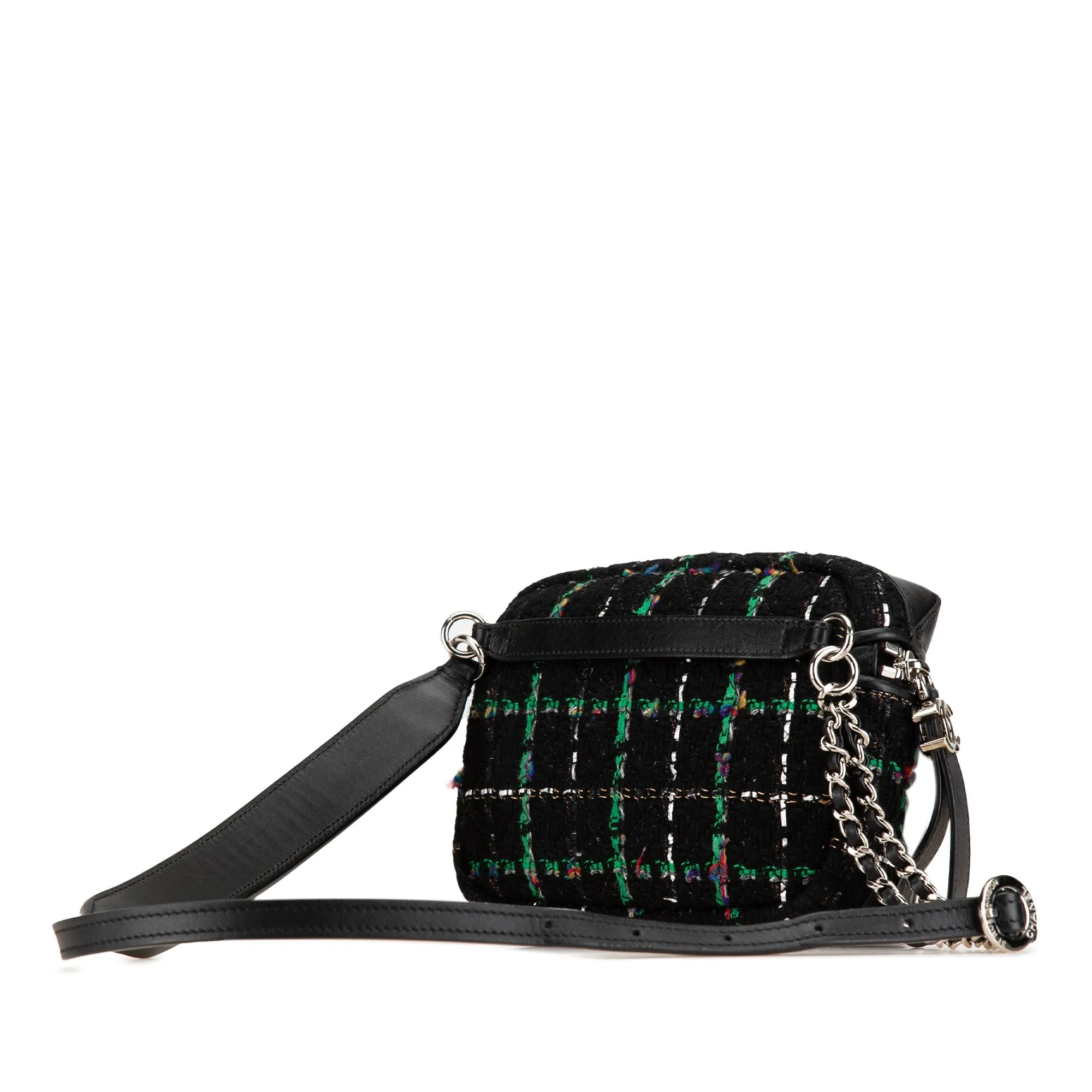 Black Chanel Tweed Street Allure Belt Bag