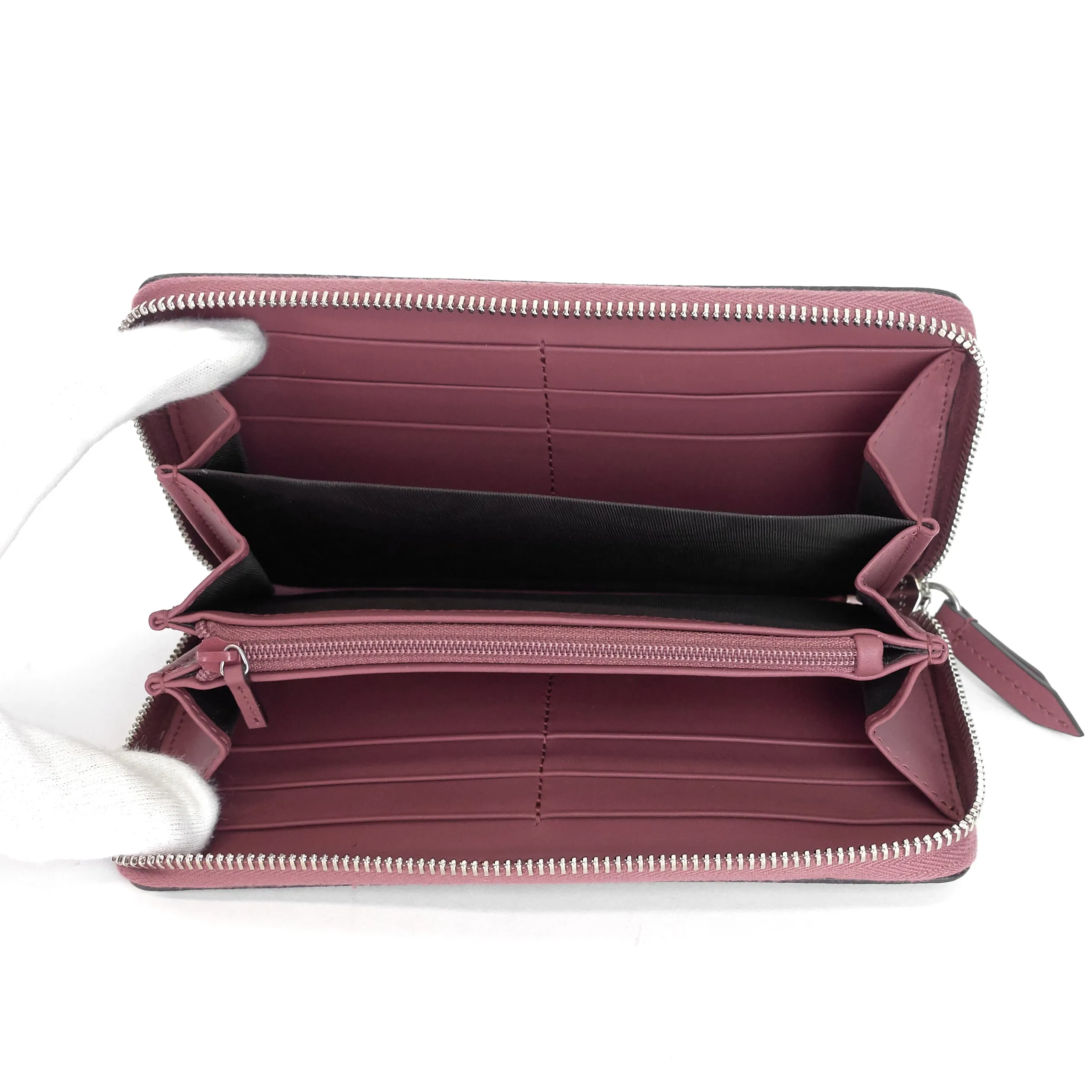 Blooms Supreme Canvas Zip Around Wallet