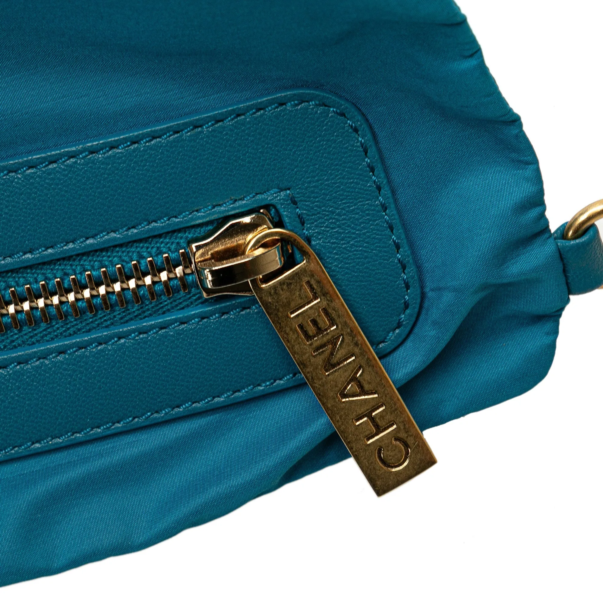 Blue Chanel Maxi Tweed Chesterfield Single Flap Crossbody Bag