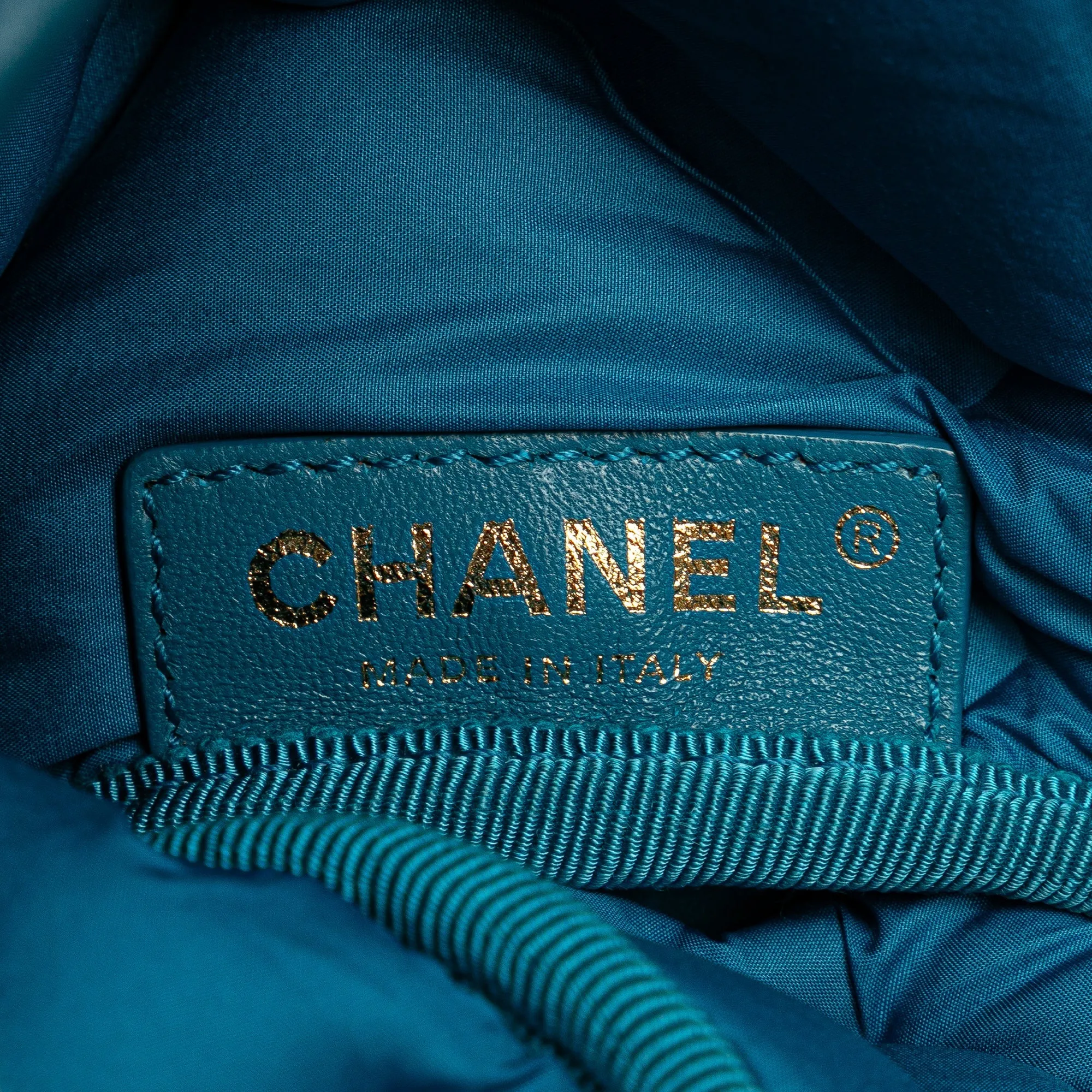 Blue Chanel Maxi Tweed Chesterfield Single Flap Crossbody Bag