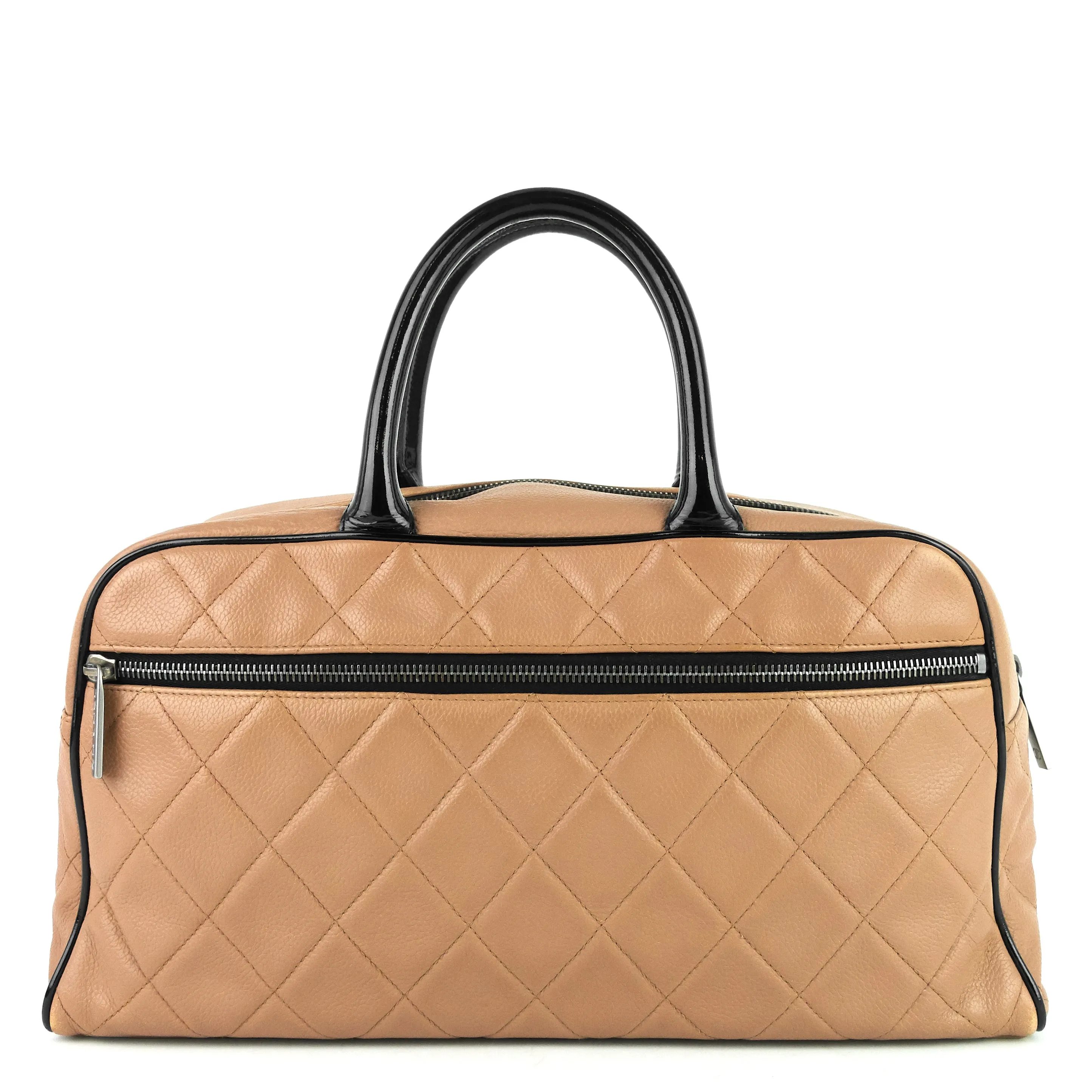 Boston Caviar Leather Travel Bag