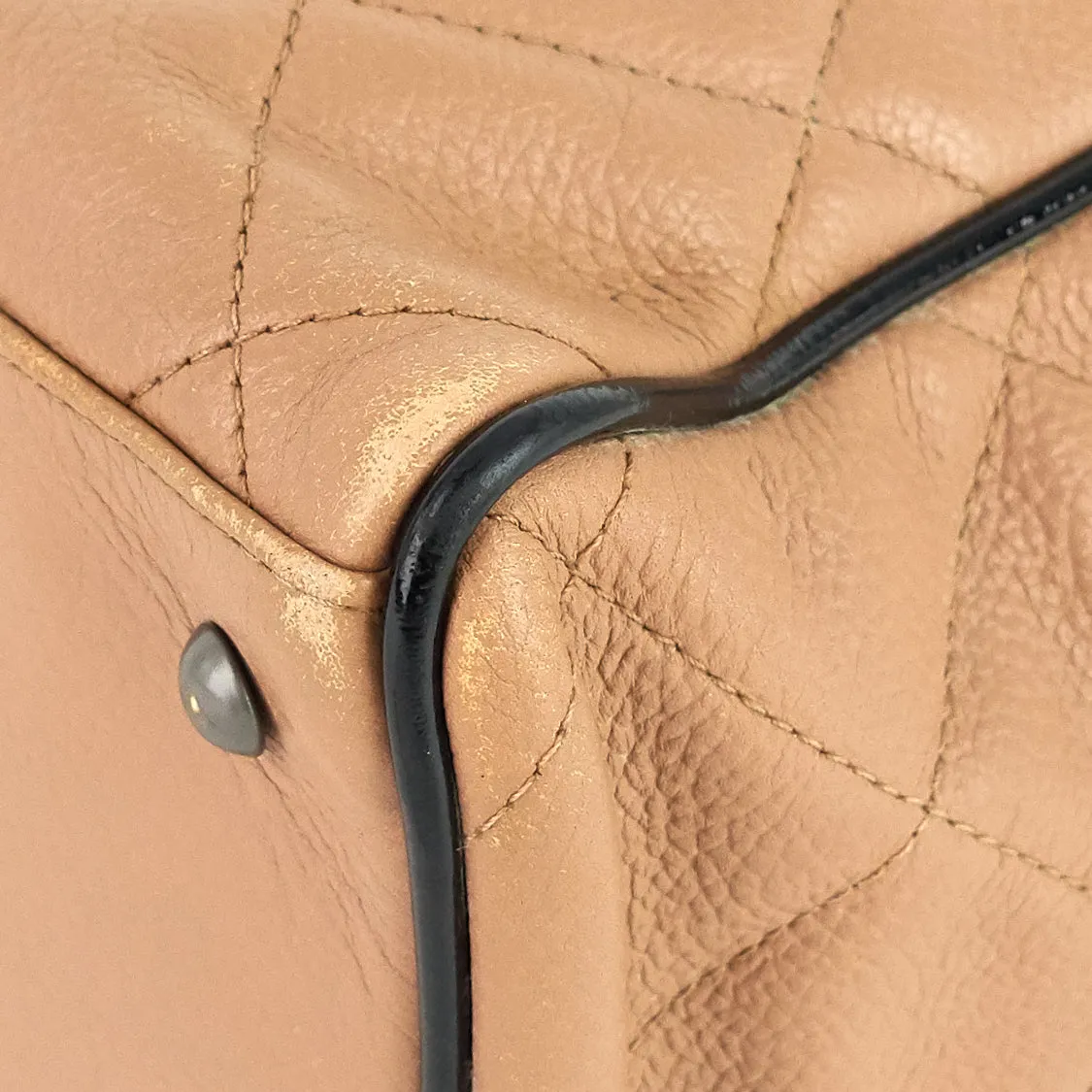 Boston Caviar Leather Travel Bag