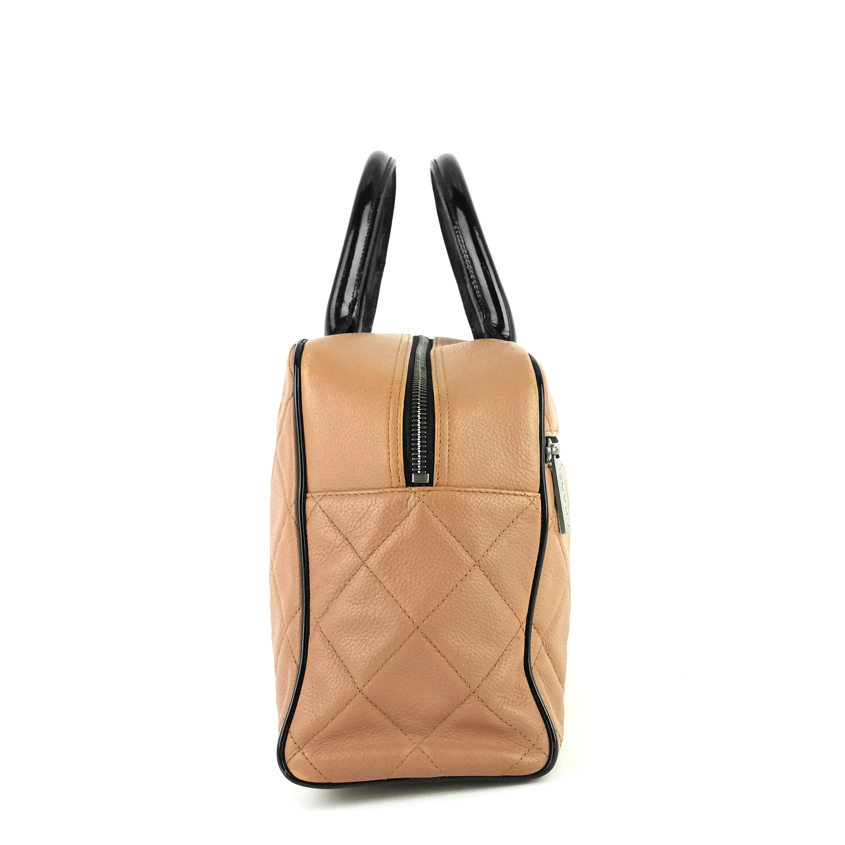 Boston Caviar Leather Travel Bag