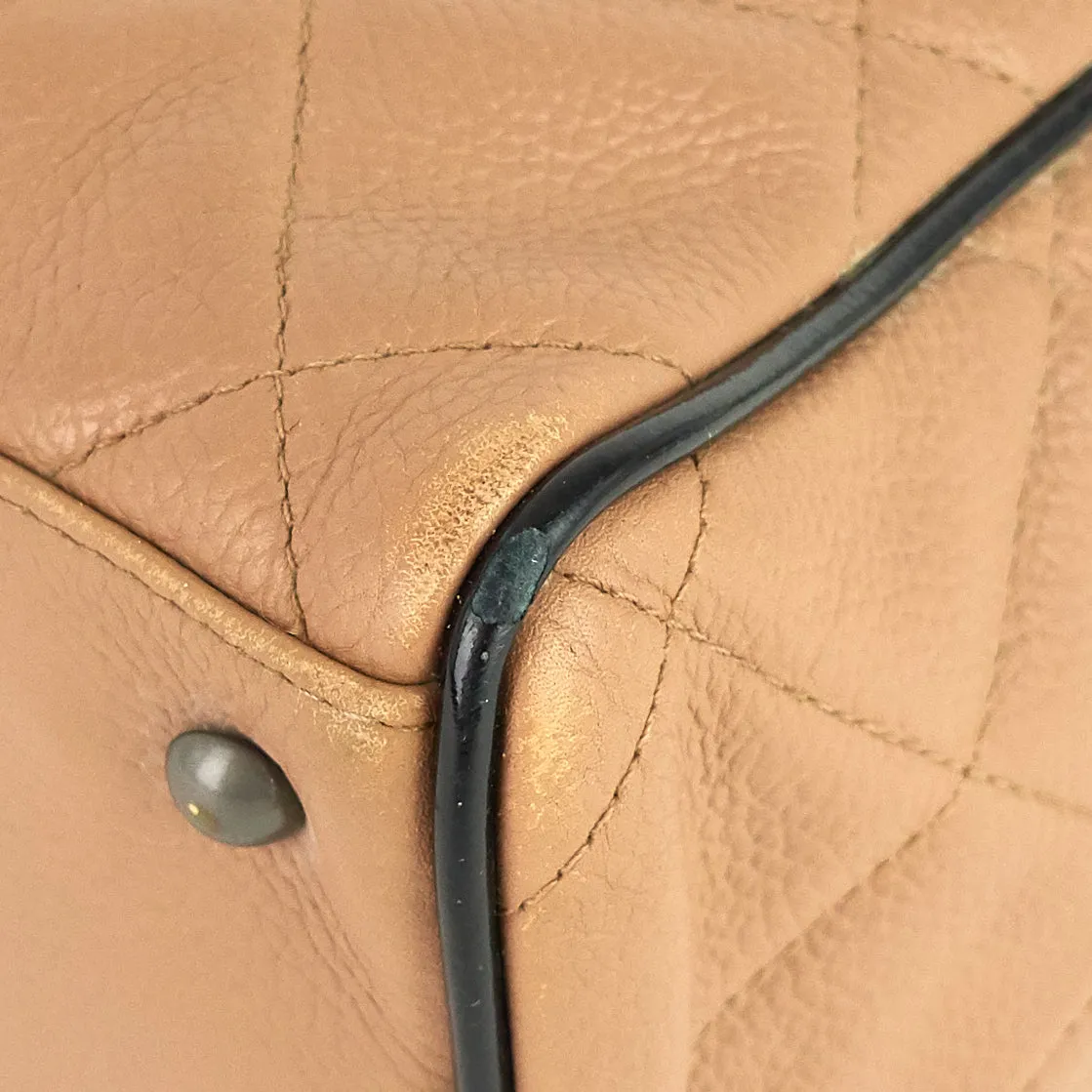 Boston Caviar Leather Travel Bag
