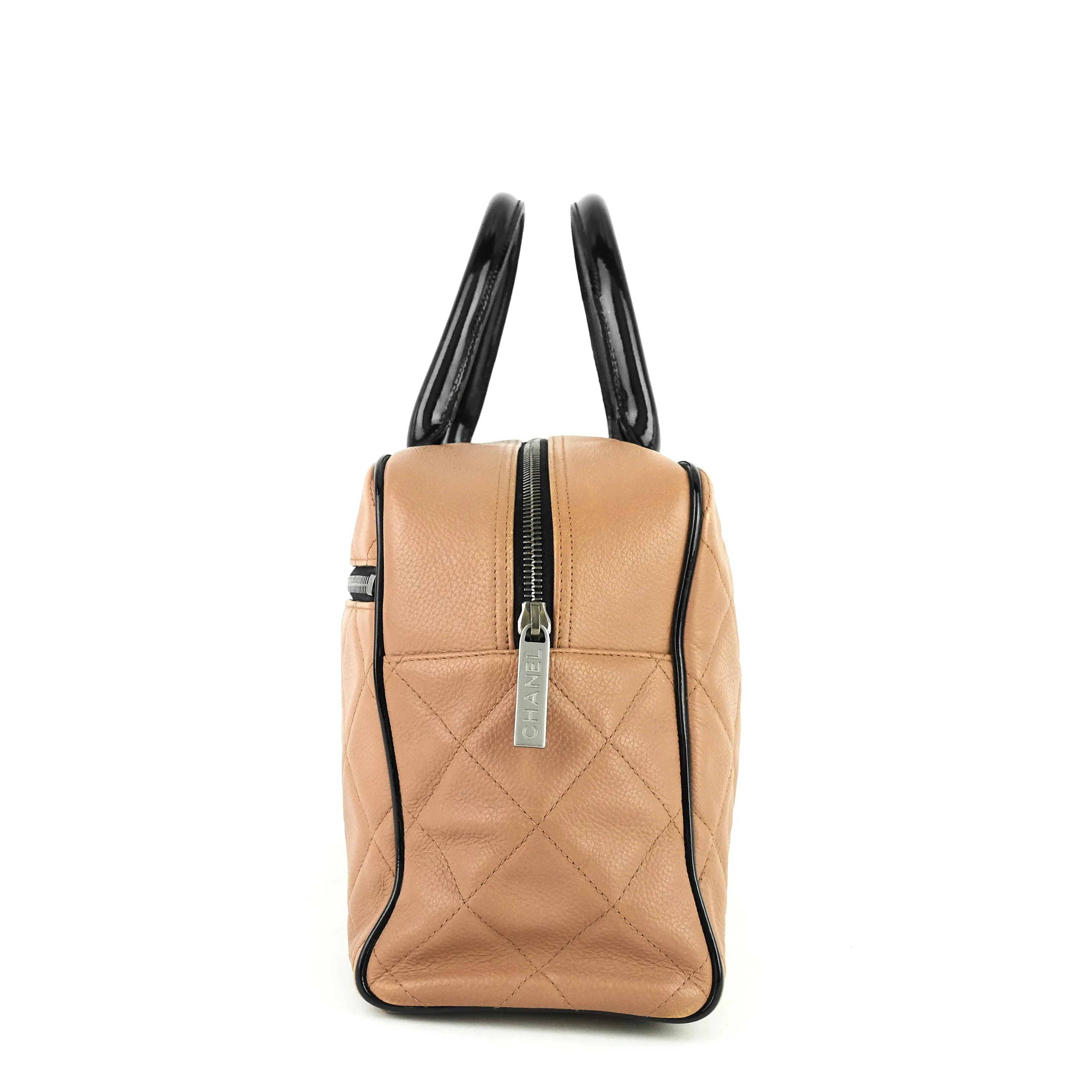 Boston Caviar Leather Travel Bag