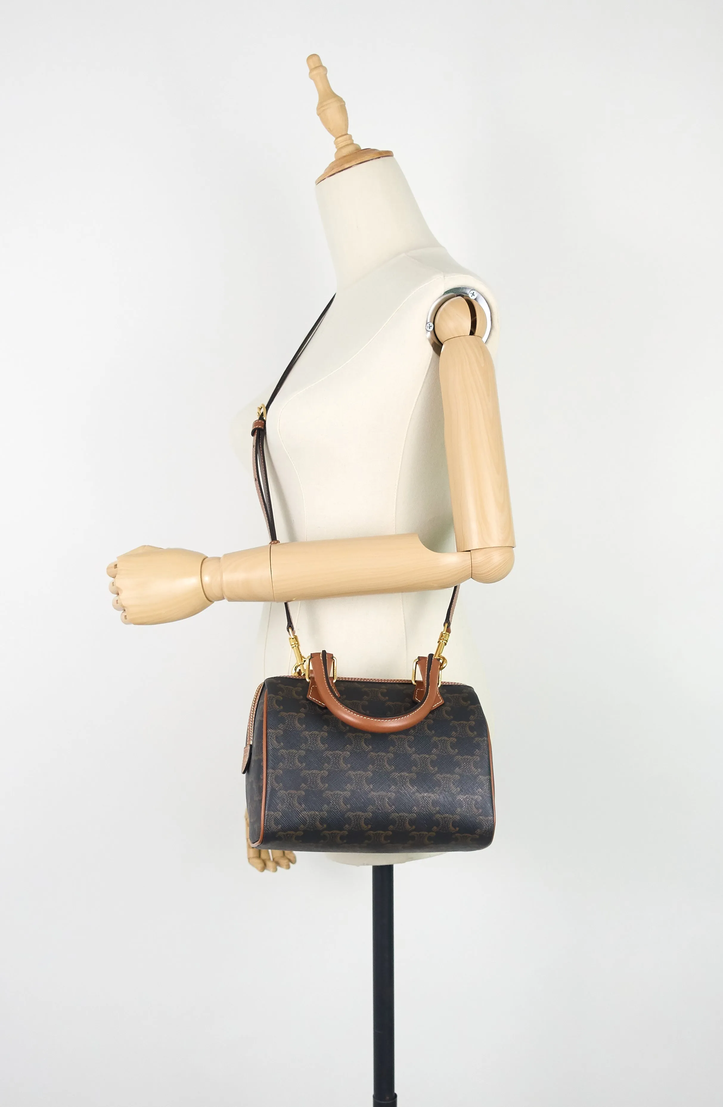 Boston Small Triomphe Canvas Bag