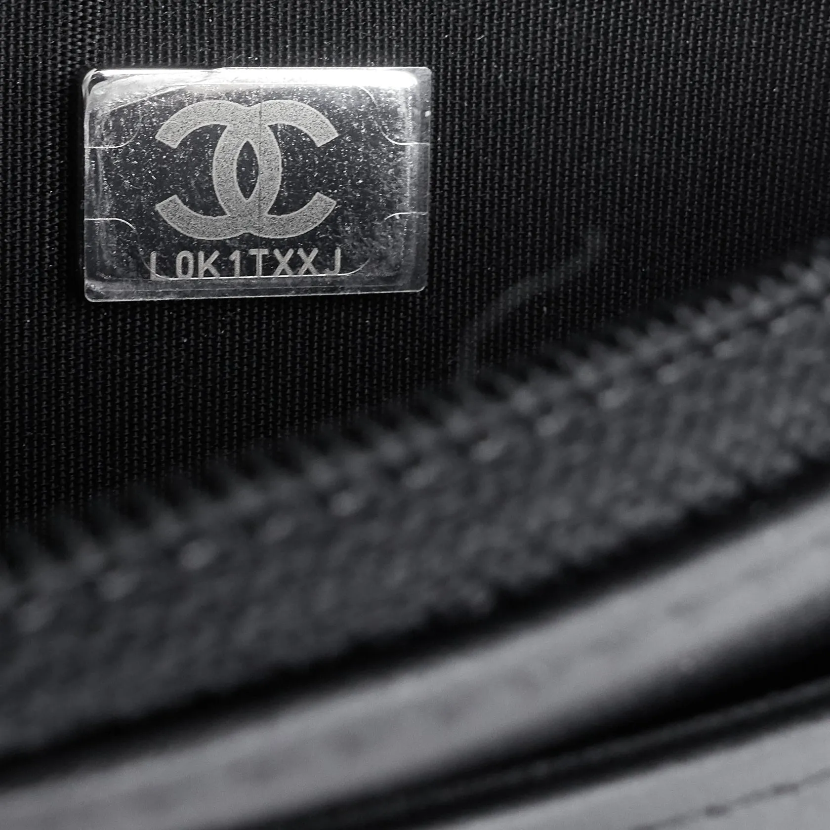 Boy Caviar Leather Wallet on Chain Bag