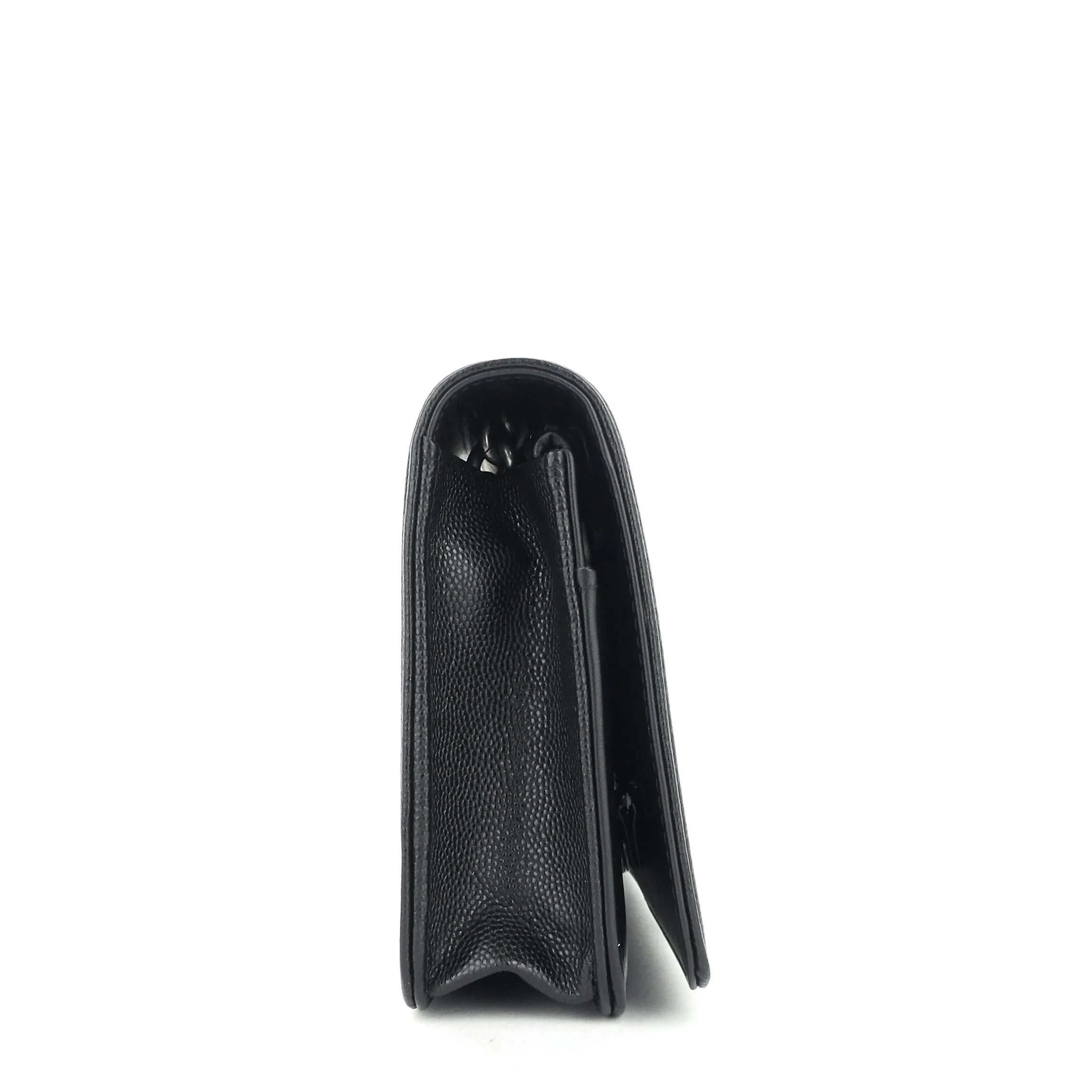 Boy Caviar Leather Wallet on Chain Bag