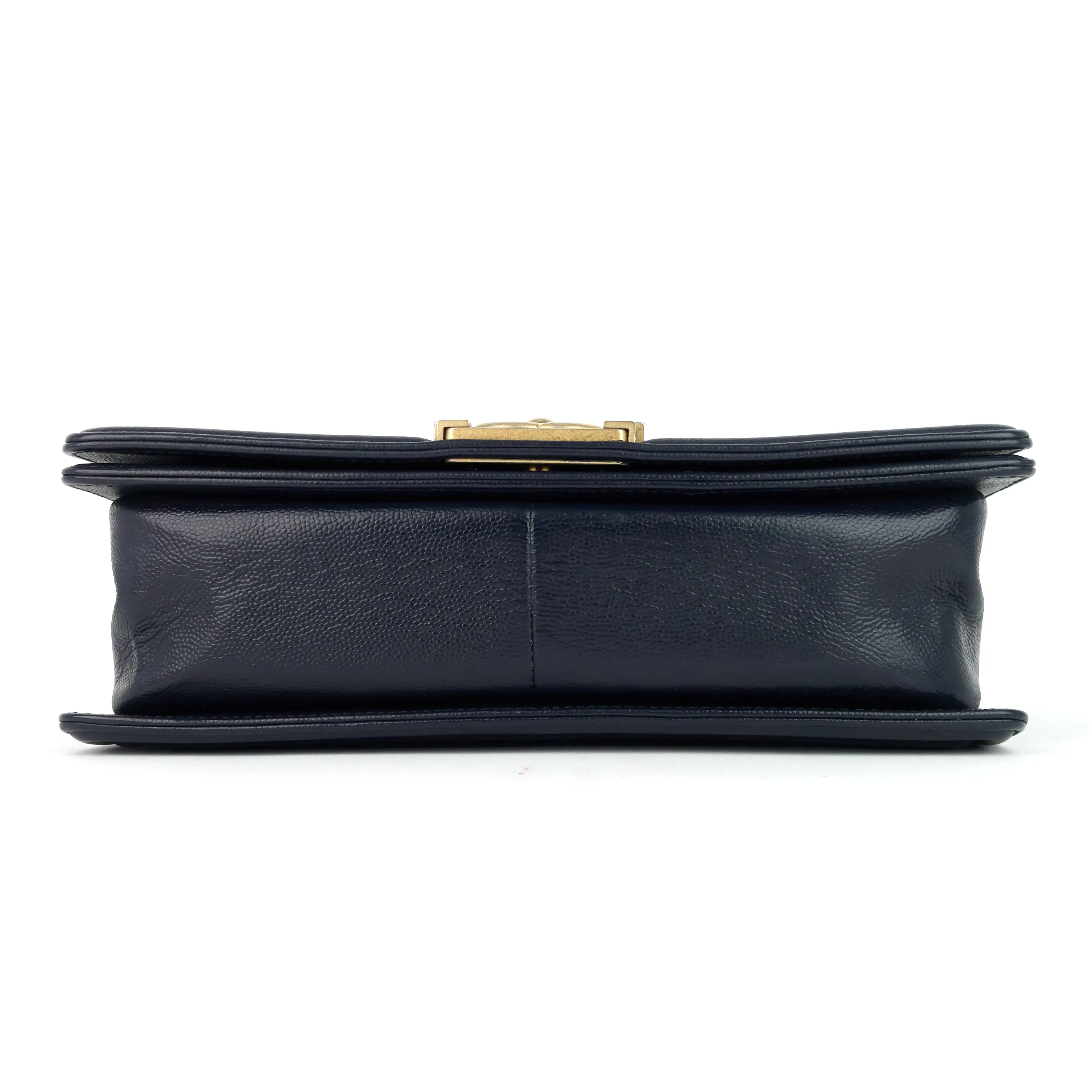 Boy Flap Old Medium Caviar Leather Bag