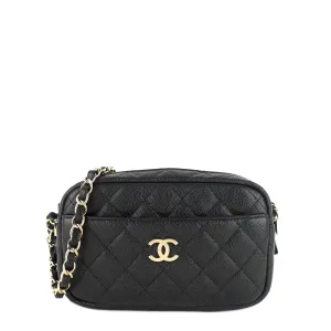 Camera Case Mini Caviar Leather Bag