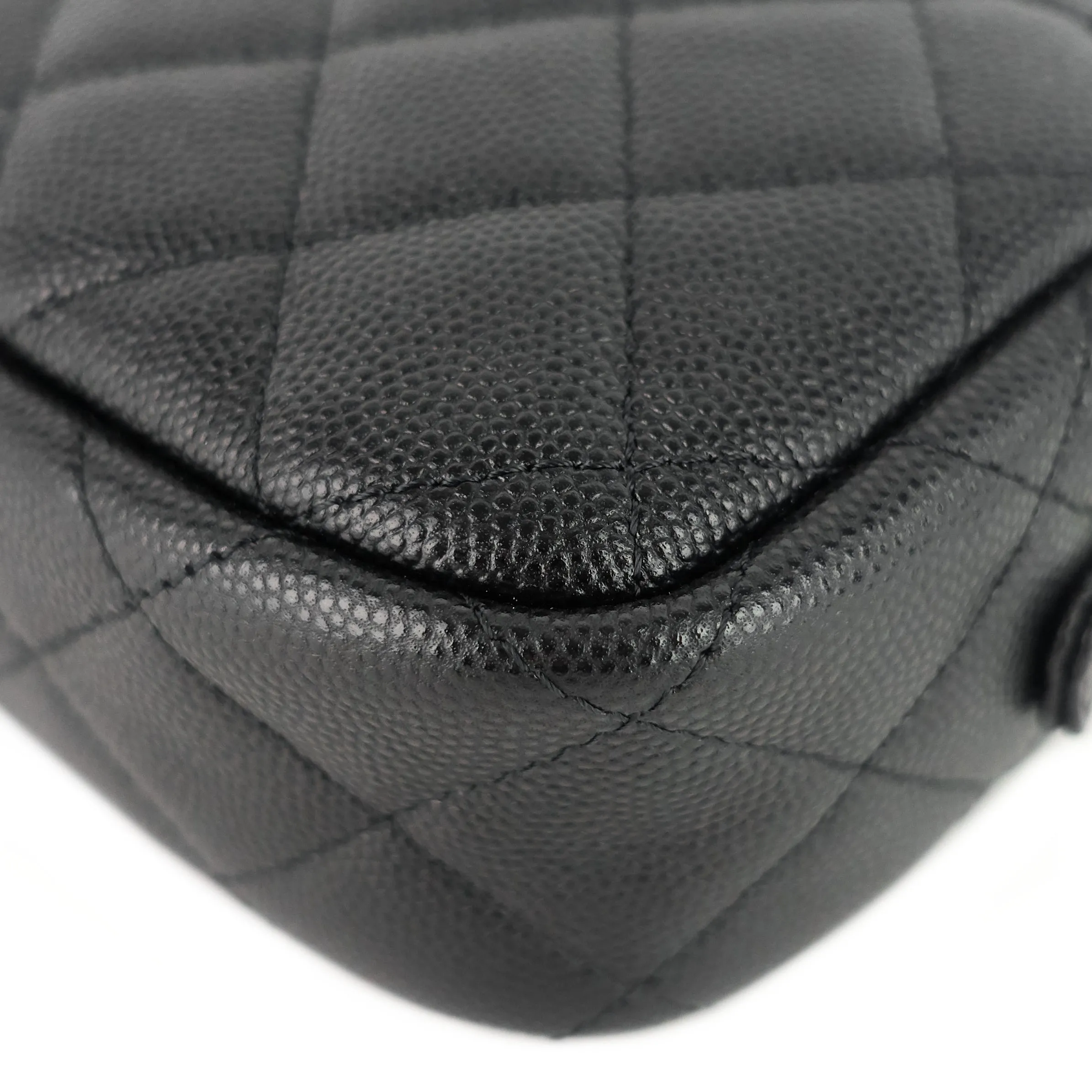 Camera Case Mini Caviar Leather Bag