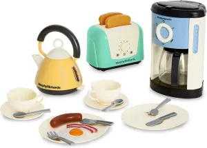 Casdon Morphy Richards Kitchen Set | Toy Kitchen Appliances for Children Aged 3  | Includes Toaster, Coffee Maker, Kettle & More!