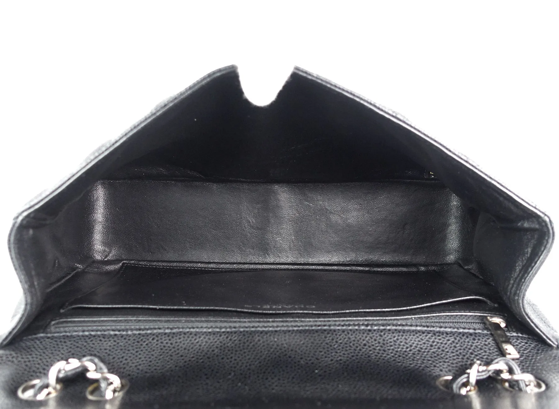 Caviar Leather Jumbo Flap Bag