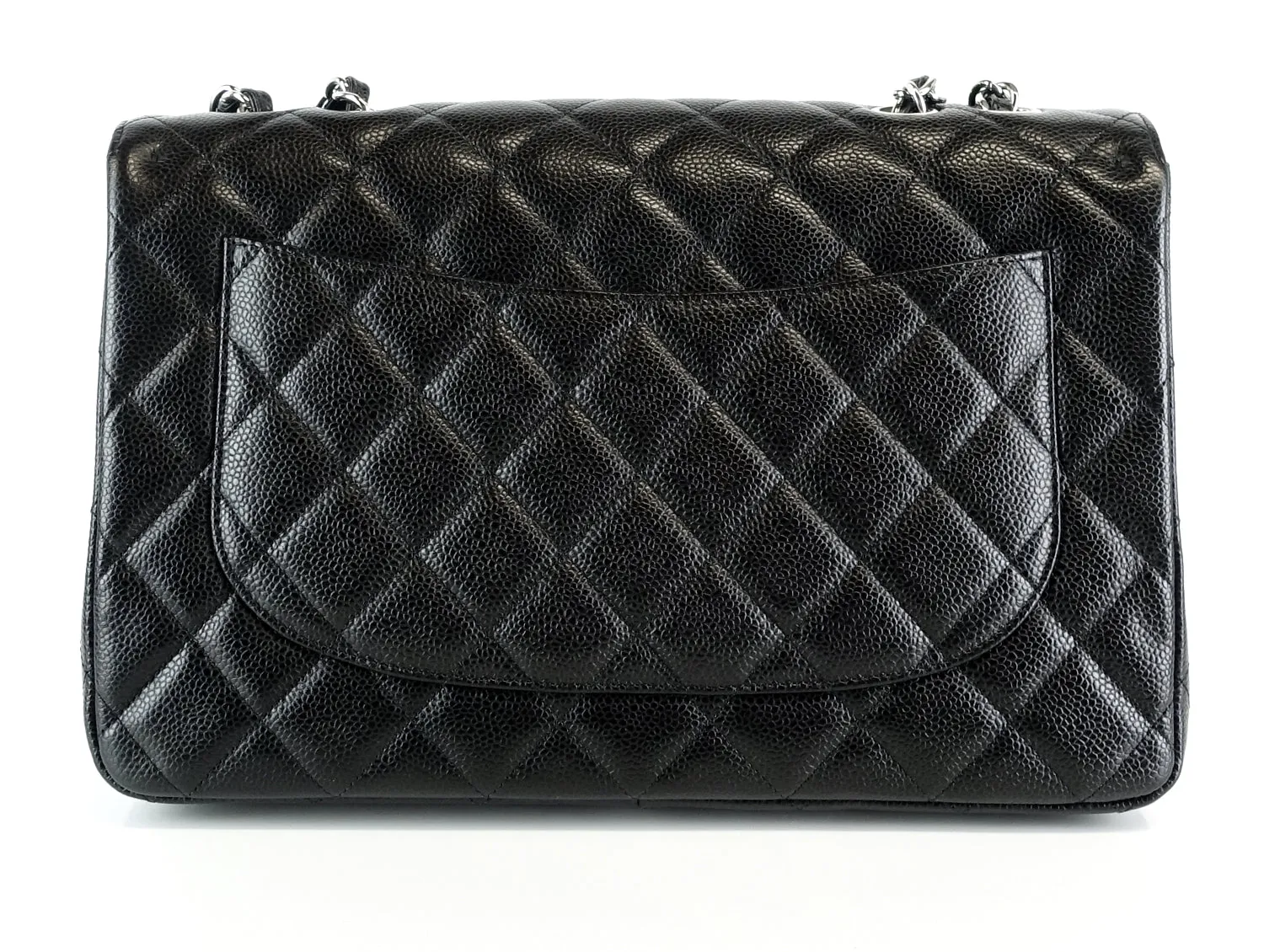 Caviar Leather Jumbo Flap Bag