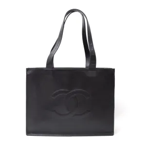 Caviar Leather Jumbo Tote Bag