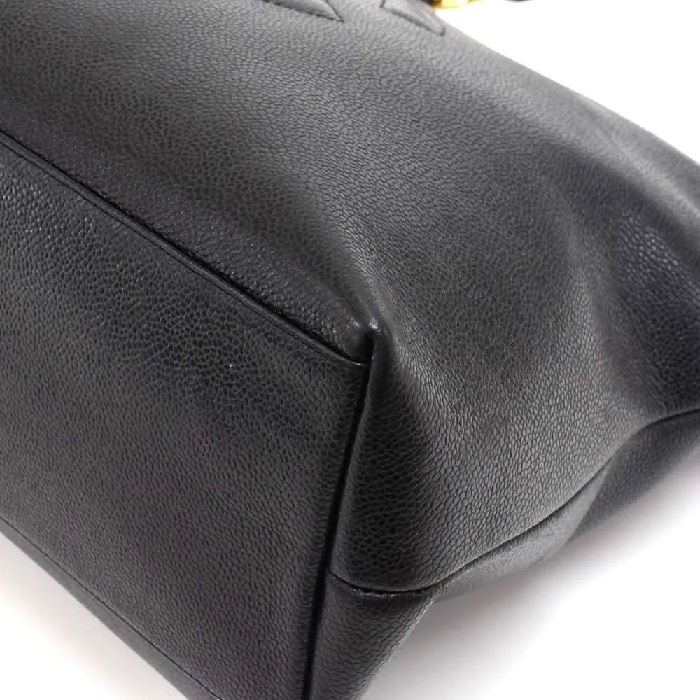 Caviar Leather Jumbo Tote Bag