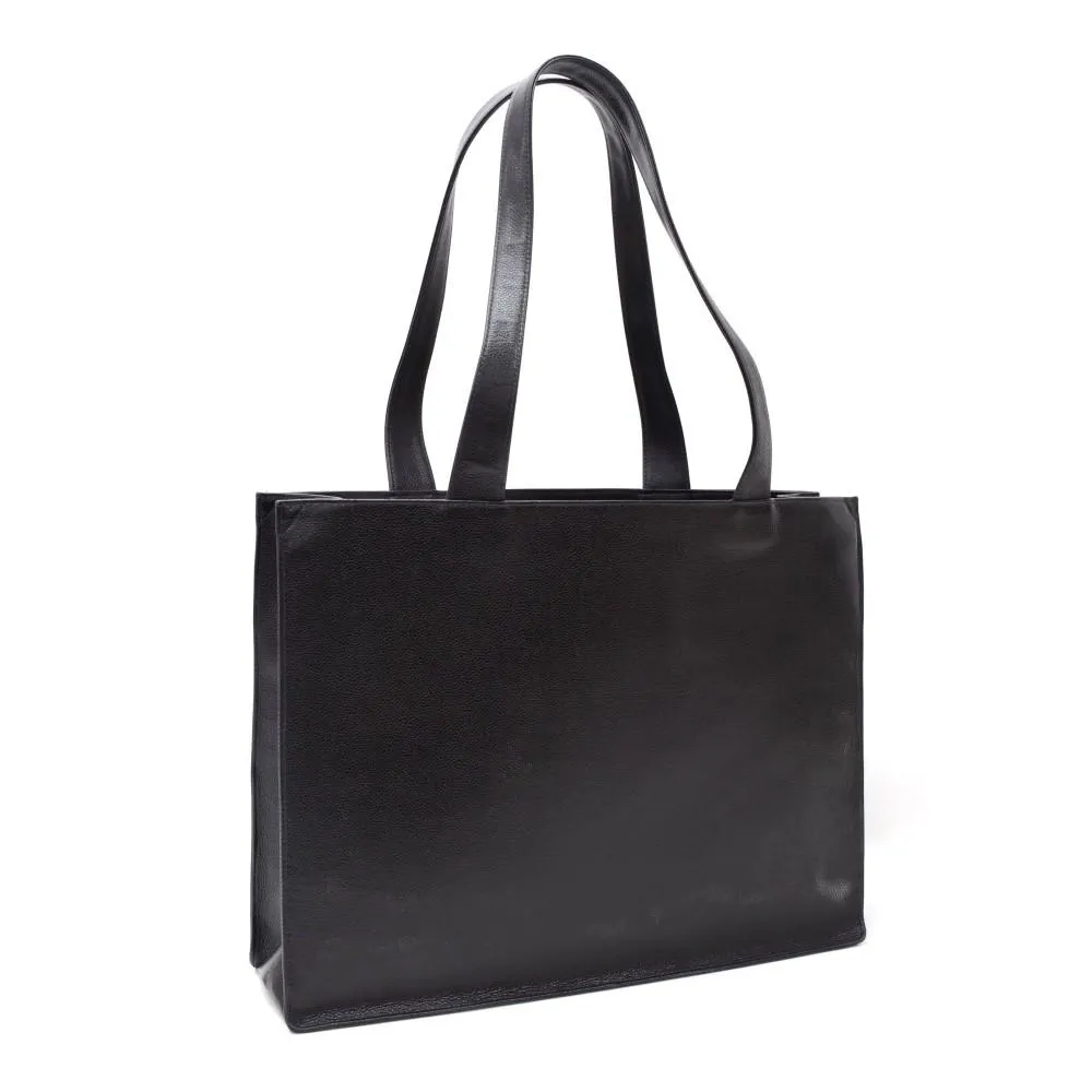 Caviar Leather Jumbo Tote Bag