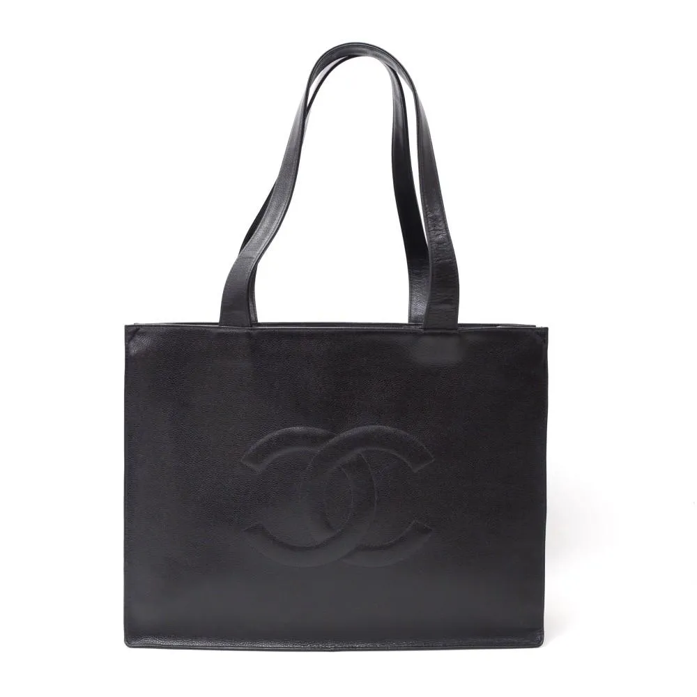 Caviar Leather Jumbo Tote Bag