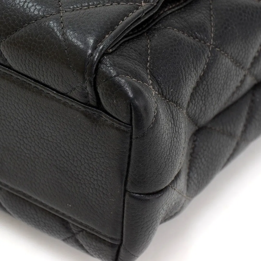 Caviar Leather Tote Bag
