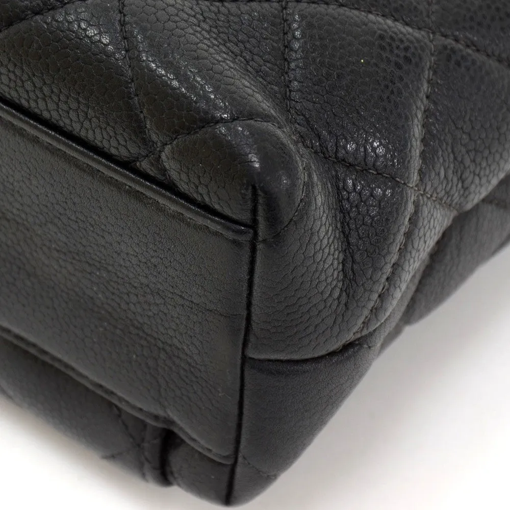 Caviar Leather Tote Bag