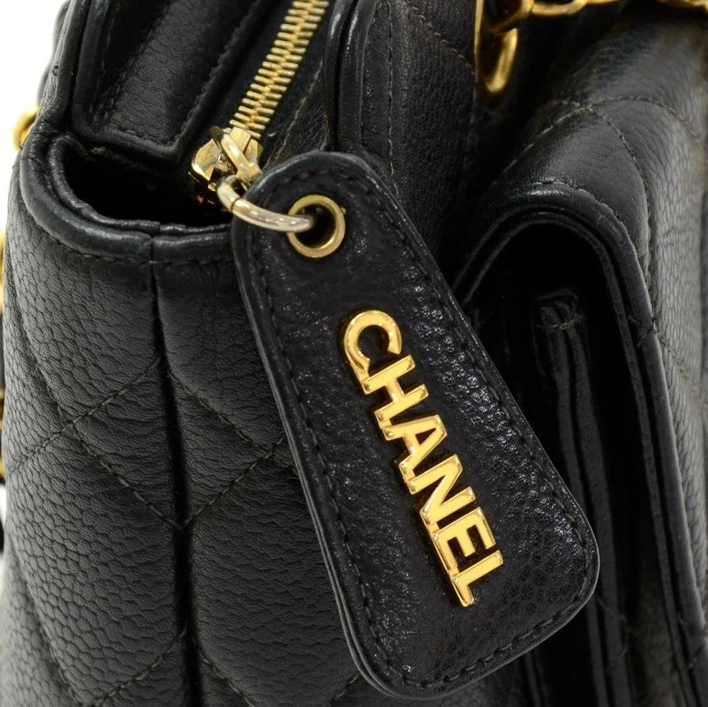 Caviar Leather Tote Bag