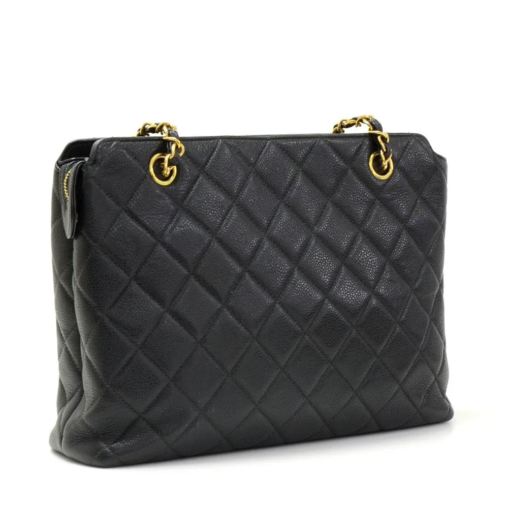 Caviar Leather Tote Bag