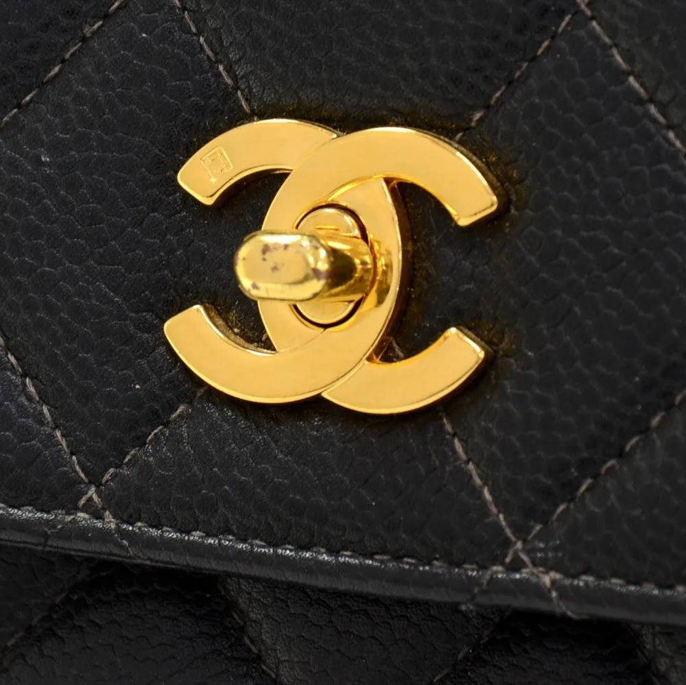 Caviar Leather Tote Bag