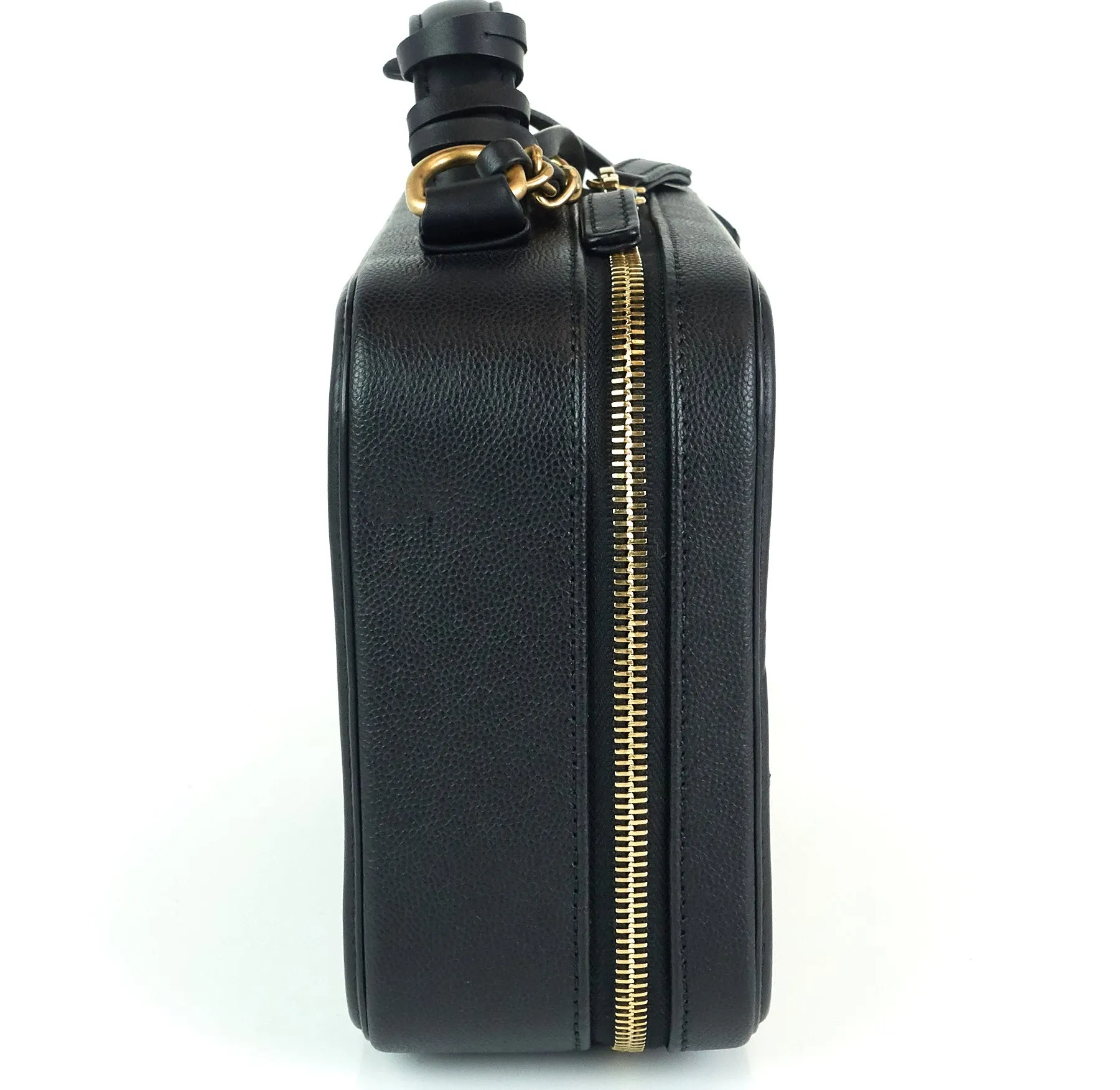 CC Filigree Quilted Caviar Leather Medium Vanity Case