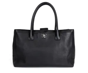 Cerf Executive XL Caviar Leather Tote Bag