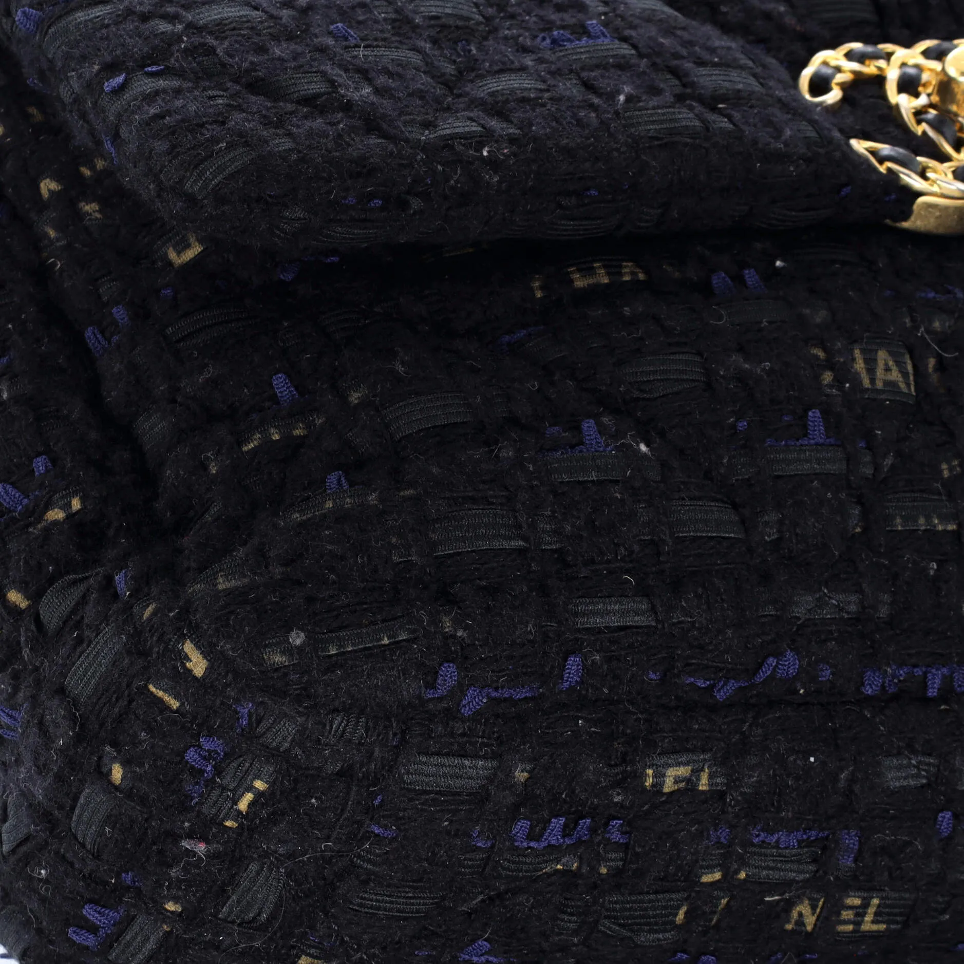 Chanel 19 Flap Bag Quilted Tweed And