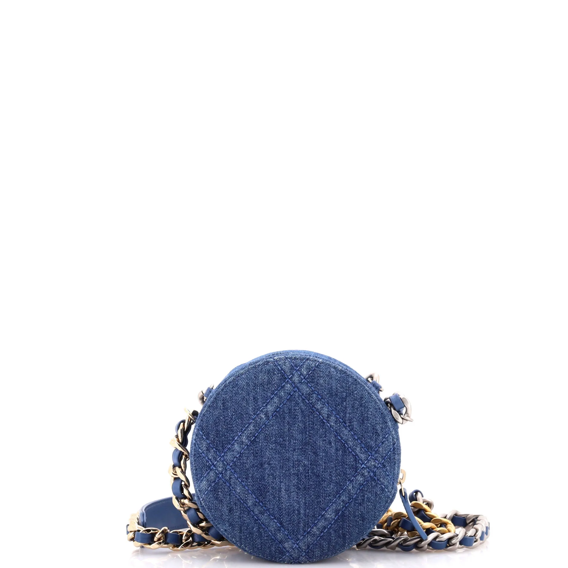 Chanel 19 Round Clutch With Chain