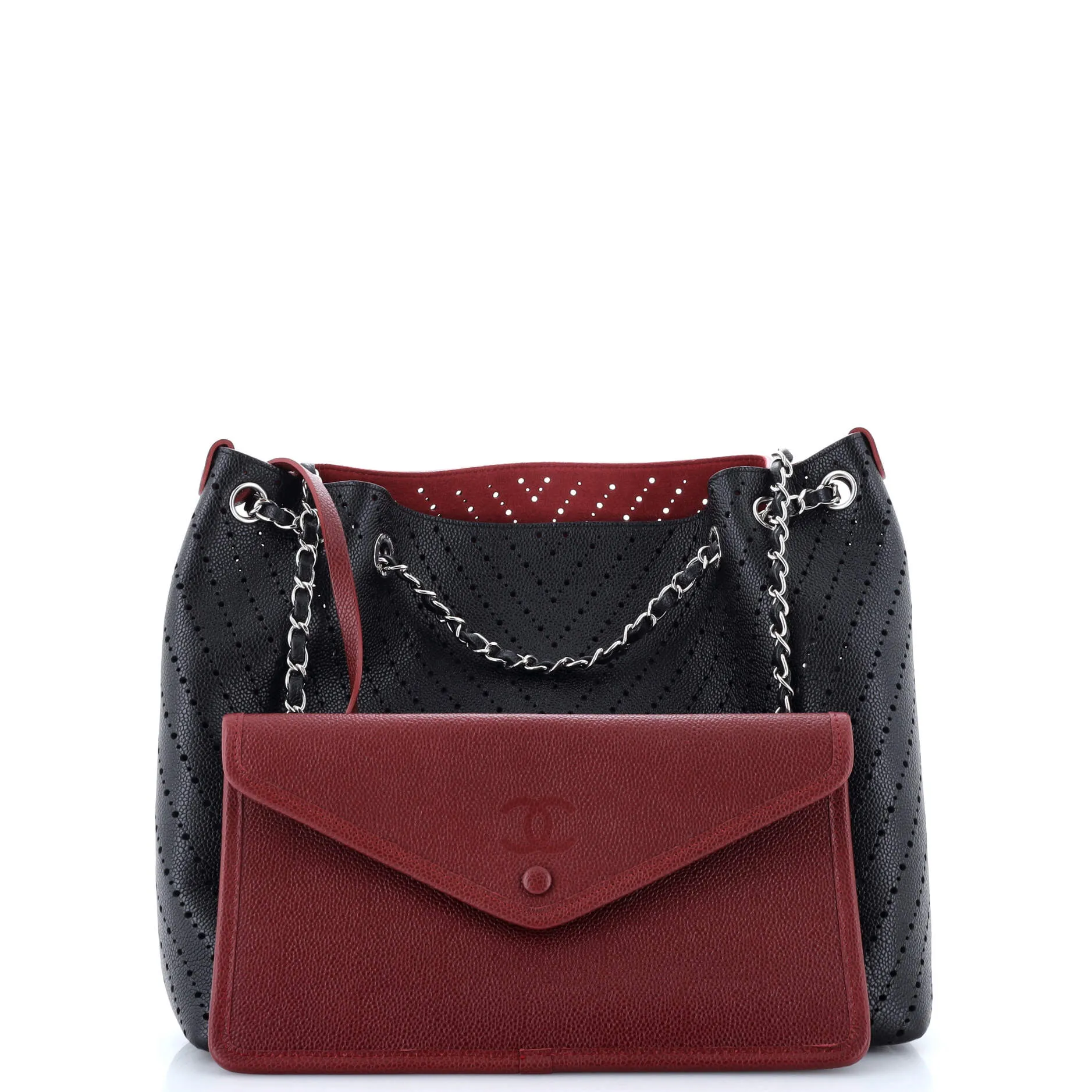 Chanel Accordion Shopping Tote
