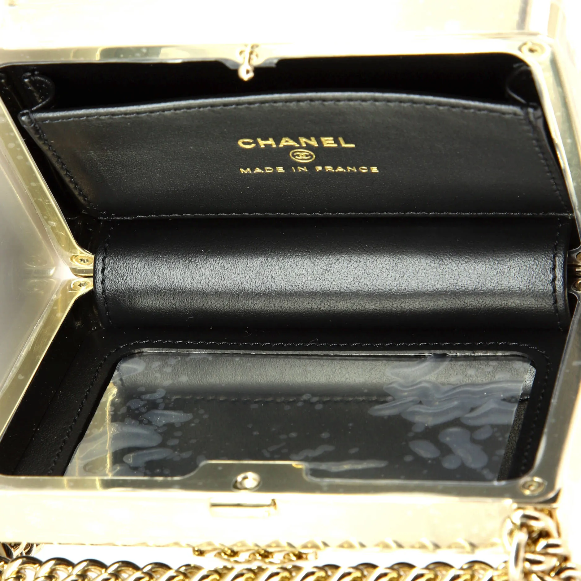 Chanel Boy Chain Box Minaudiere Quilted