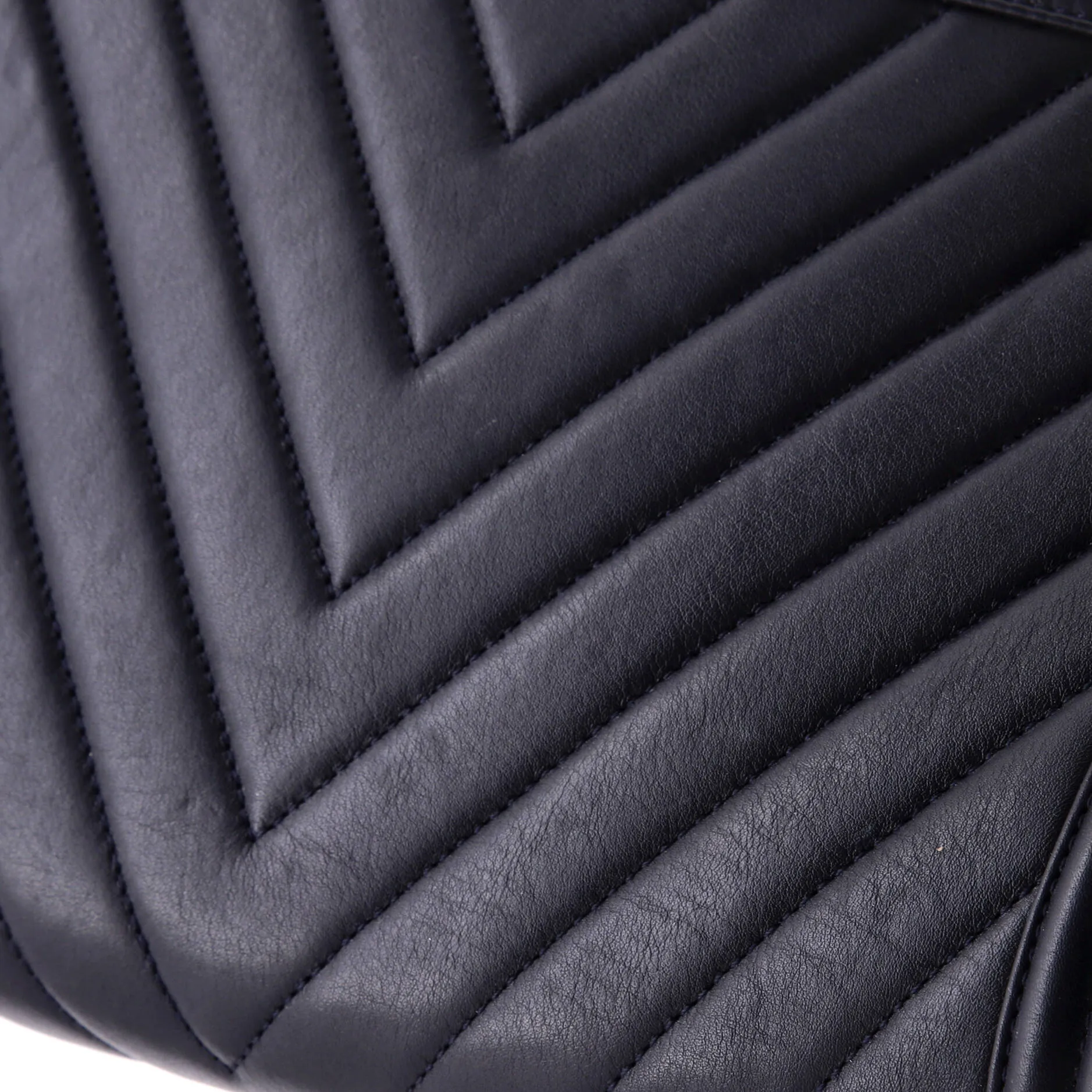 Chanel Boy Flap Bag Chevron Lambskin New
