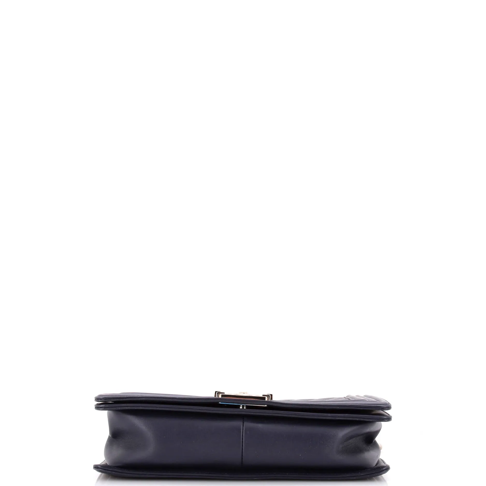 Chanel Boy Flap Bag Chevron Lambskin New