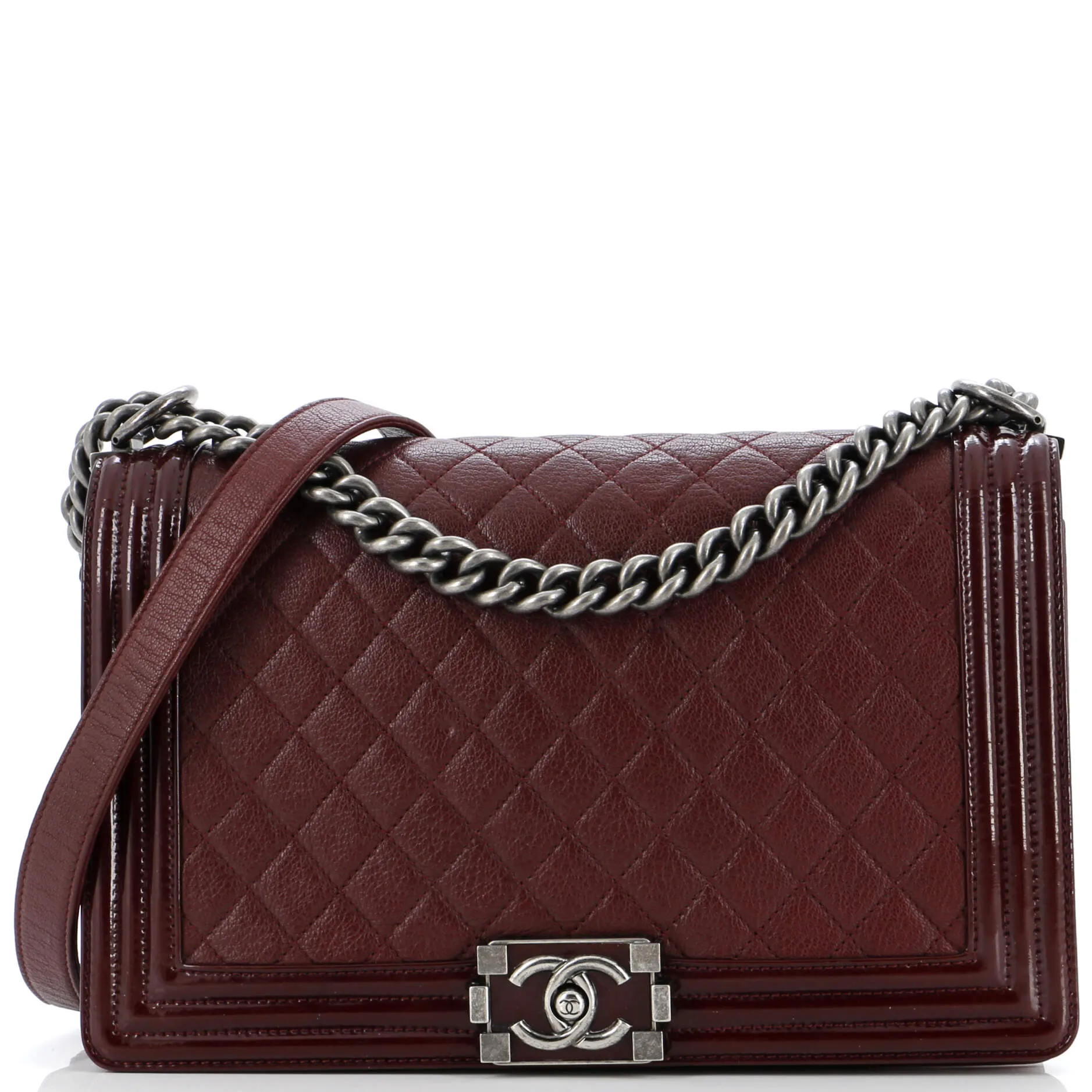 Chanel Boy Flap Bag Quilted Goatskin