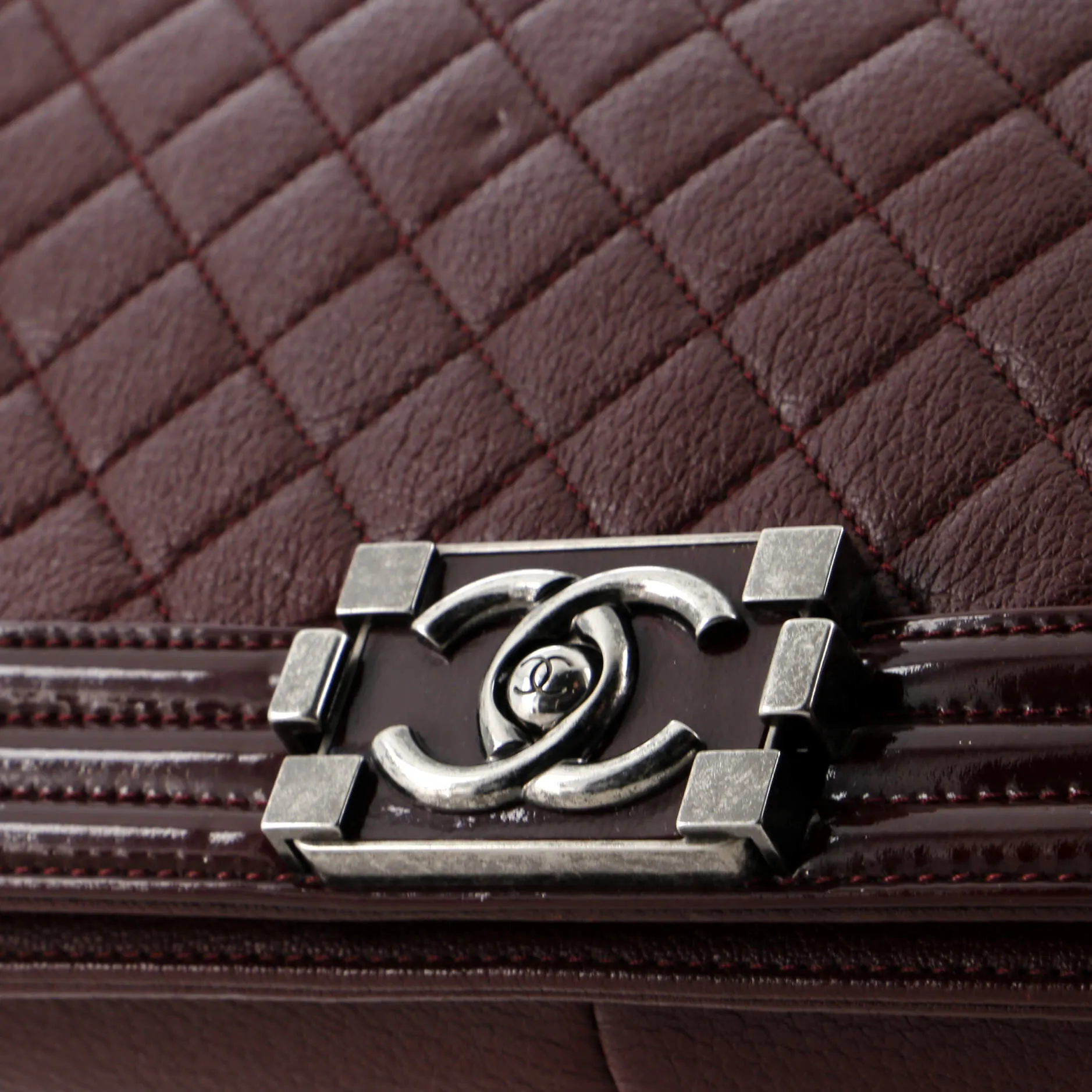 Chanel Boy Flap Bag Quilted Goatskin